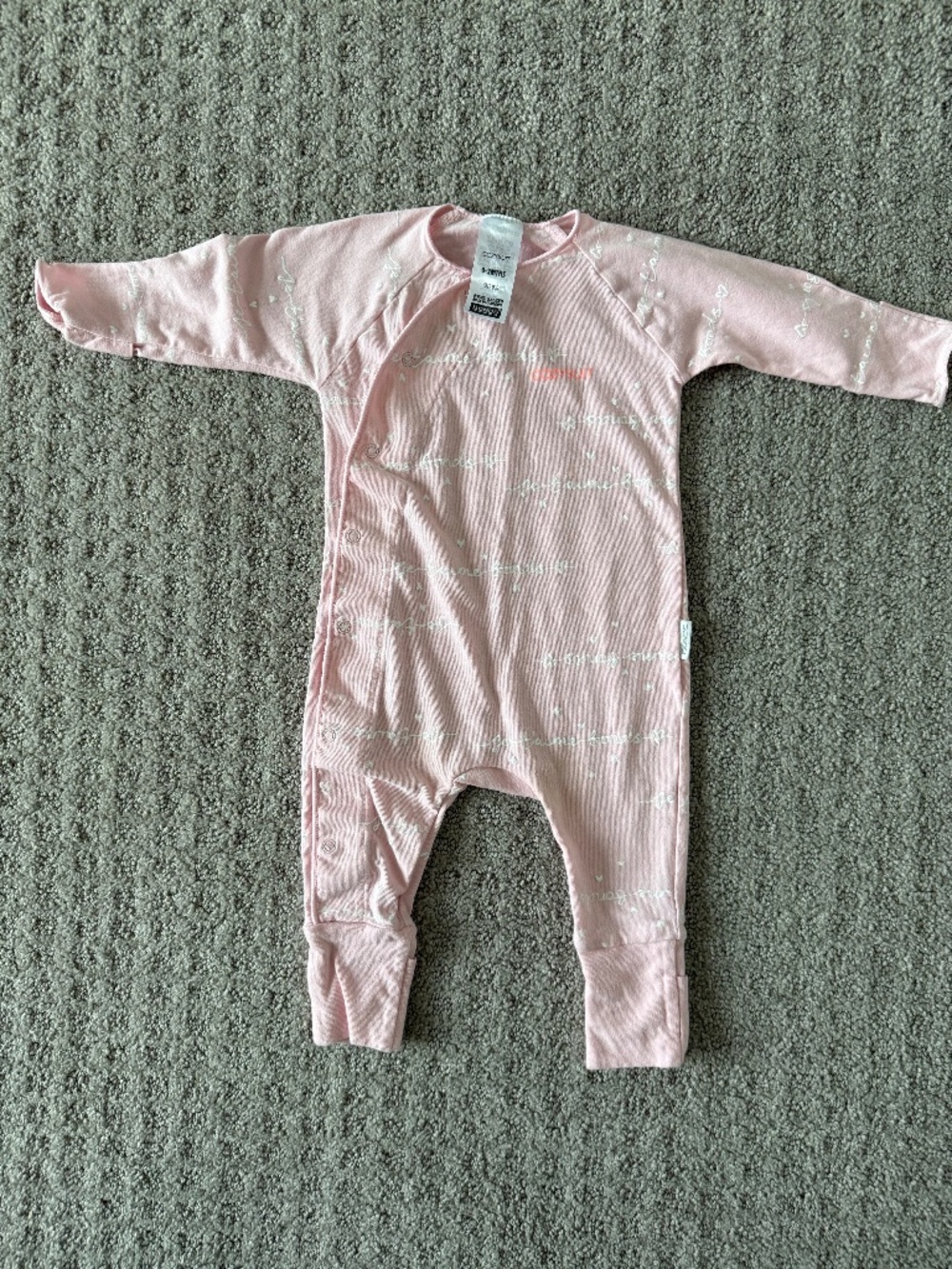 BONDS Australia Pink Cozysuit 0-3 months baby girl EUC